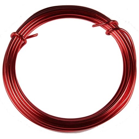 FILO METALLO Ø 2 mm. x 5 mt. ROSSO