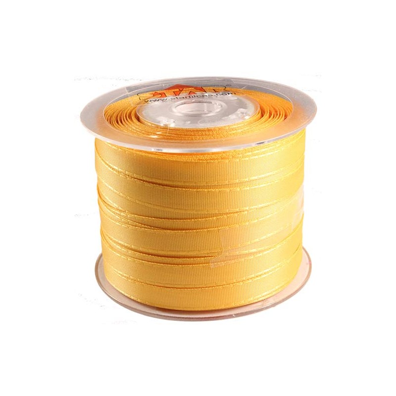 NASTRO RASO mm 10x10 mt. GIALLO