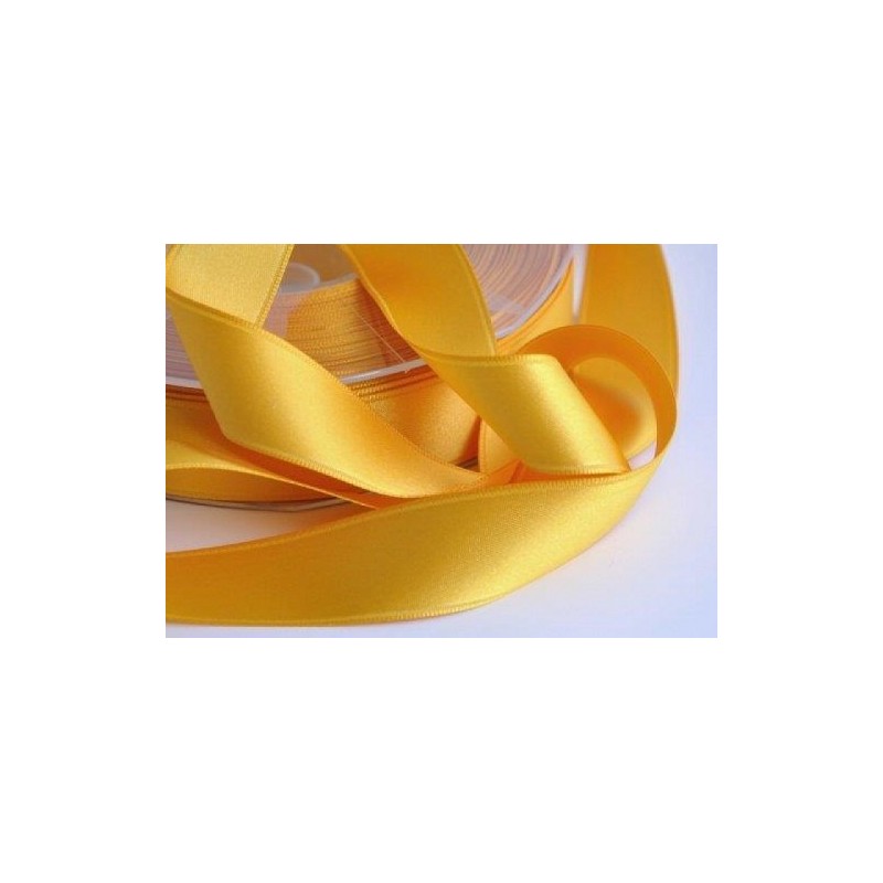 NASTRO RASO mm.15x10 mt.- GIALLO