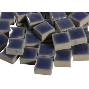 MOSAICO CERAMICA pz.50 cm.1x1 - BLU