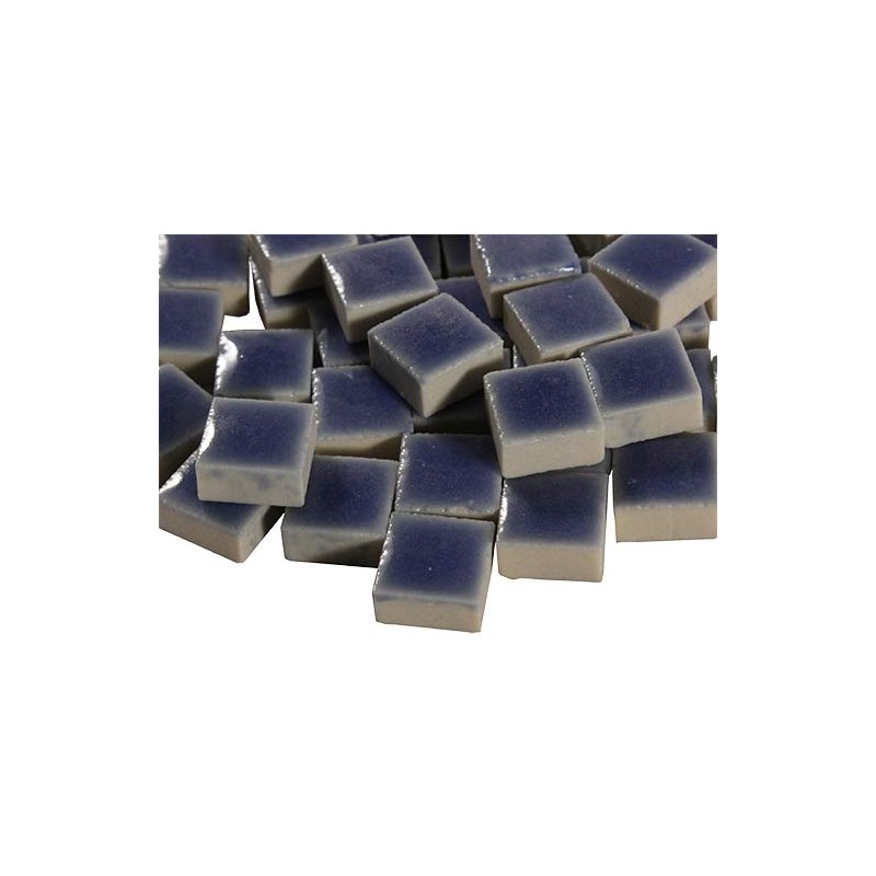 MOSAICO CERAMICA pz.50 cm.1x1 - BLU