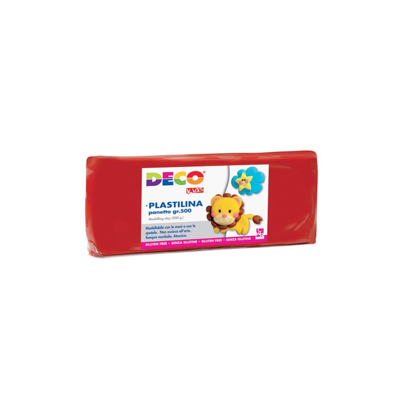 PLASTILINA NATURALE gr.550 - ROSSO