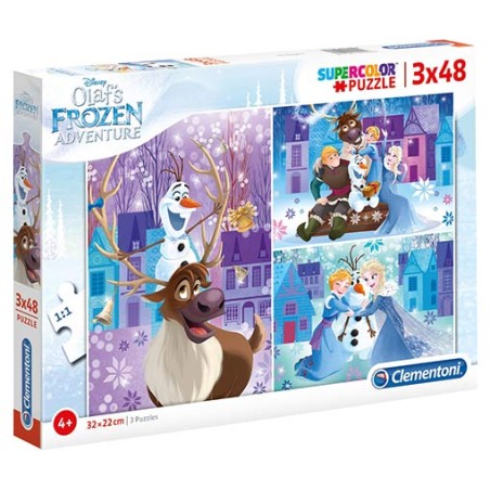 PUZZLE 3x48 - FROZEN ADVENTURES