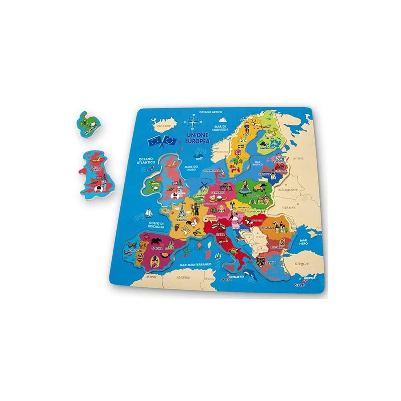 PUZZLE GEOGRAFICO - EUROPA