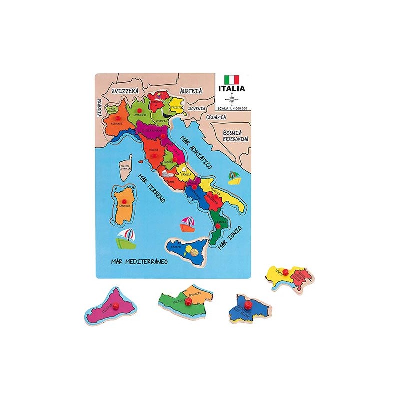 PUZZLE GEOGRAFICO - ITALIA