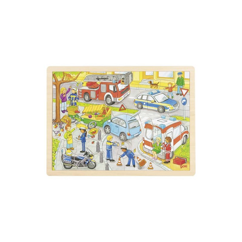 PUZZLE LEGNO - LA VITA DI CITTA