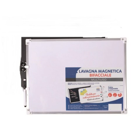 LAVAGNA MAGNETICA BIFACCIALE 30x40