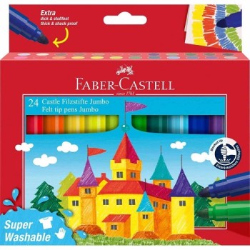 PENNARELLI JUMBO FABER-CASTELL 24 col.