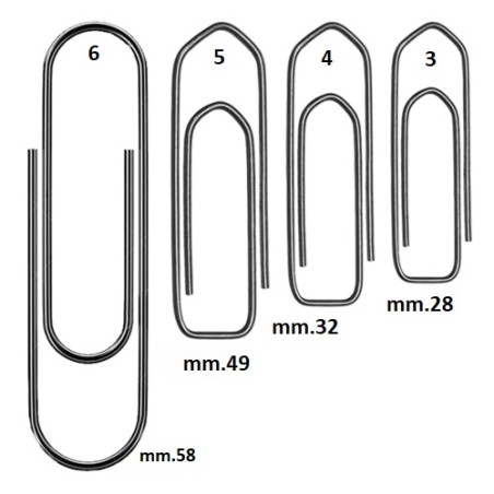 FERMAGLI N.3 - pz.100