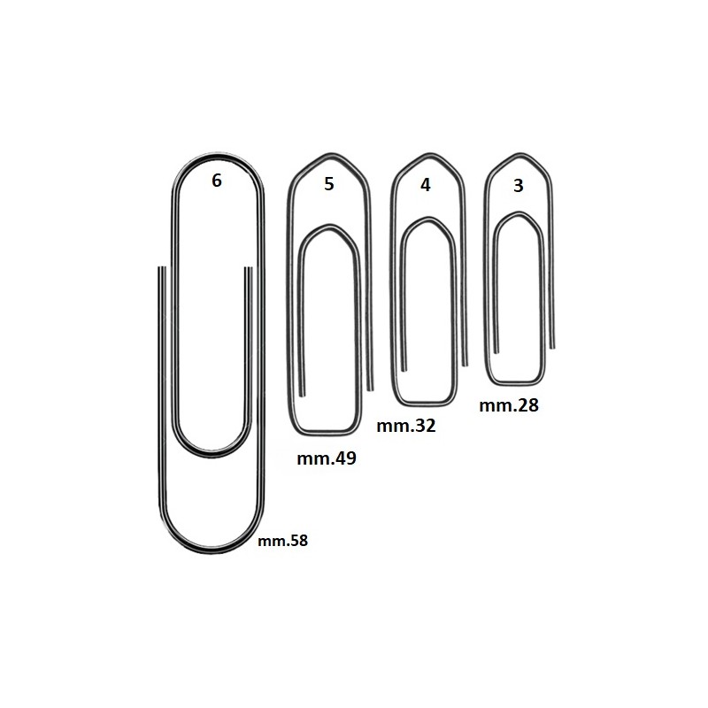 FERMAGLI N.6 - pz.100