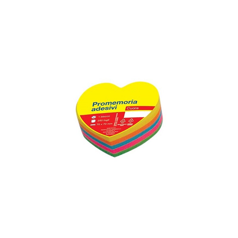 POST IT 71x71 Fg.250 - CUORE