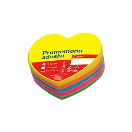 POST IT 71x71 Fg.250 - CUORE