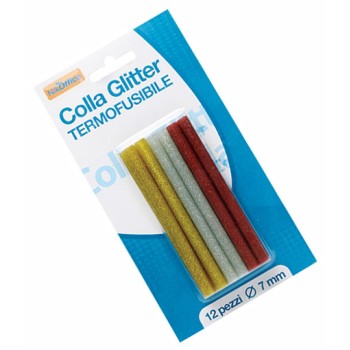 COLLA A CALDO GLITTER Ø 7 mm. - Pz.12