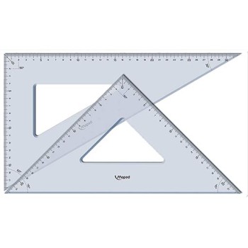 COPPIA SQUADRE cm.32 - 45°+ 60°