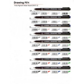 DRAWING PEN 0,1 MM. NERO