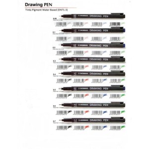 DRAWING PEN 0,1 MM. NERO