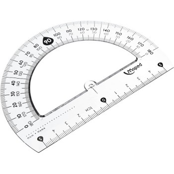 GONIOMETRO Ø 180° - centimetrato 10