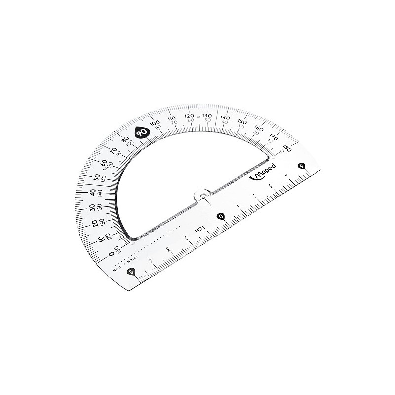 GONIOMETRO Ø 180° - centimetrato 10