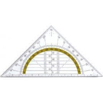 SQUADRETTA GEOMETRICA cm.16