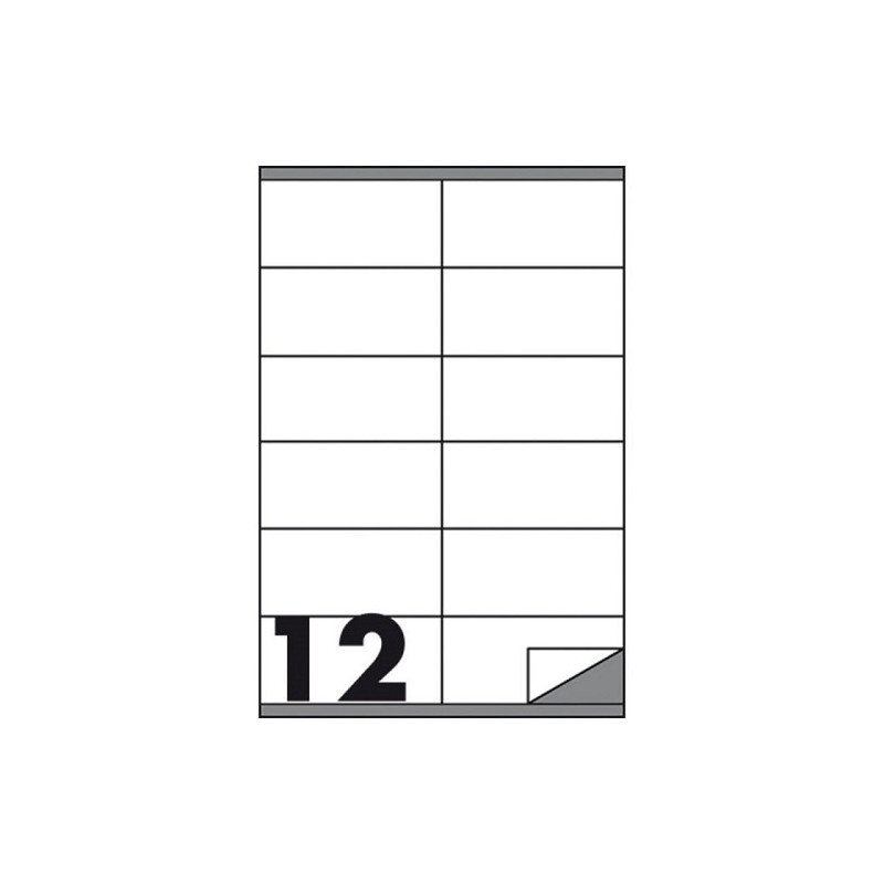 ETICHETTE ADES.A4 -105x48 pz.12x 10 fg.