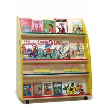 LIBRERIA BIFACCIALE 100x50x120