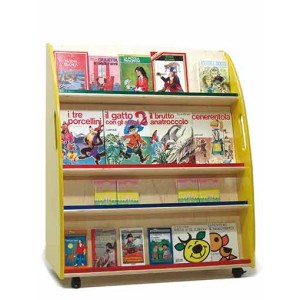 LIBRERIA BIFACCIALE 100x50x120