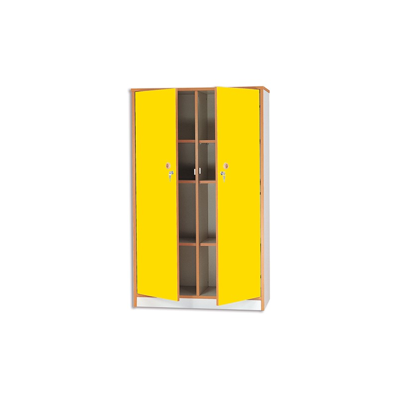 ARMADIO CLASSE 90x40x150 ANTE GIALLO PASTELLO